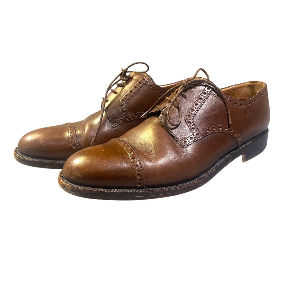 BALLY SCRIBE Dress SHOES BROWN LEATHER UK 7.5 US 8.5 MENS Swiss Switzerland